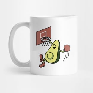 Avocado Playing Basketball Mug